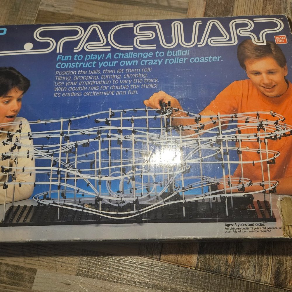 Vintage 1980s Space Warp: Set 30 Advanced Coaster) - A Ban Dai Toy